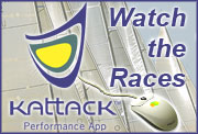 Watch the Races with Kattack Perfromance Appilcation uses common hand held GPS units